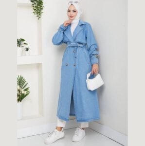 ترانش جينز ازرق فاتح