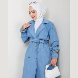 ترانش جينز ازرق فاتح