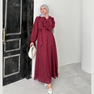 فستان شيفون مبطن