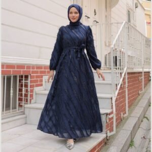 فستان شيفون مبطن