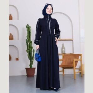 عباية سبور قطني مع سحاب