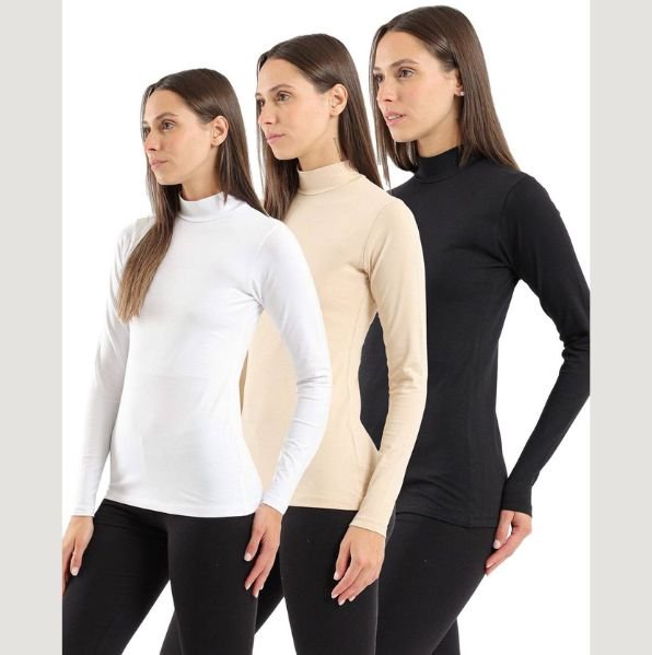 توب بيسك كوم كامل قطن فل لايكرا بدون بوليستر توب بيسك كوم كامل قطن فل لايكرا بدون بوليستر