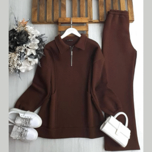 طقم فوتر ستاتي -اللون البني