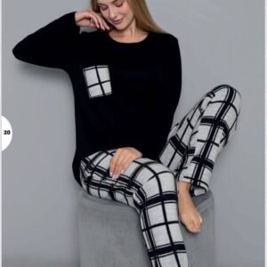 بجامة شتوي لون أسود