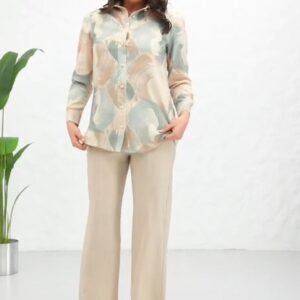 طقم رسمي أوفر سايز خصر مطاط