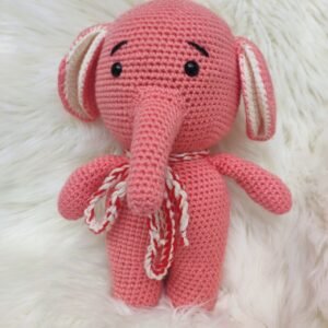 دمية فيل كروشيه